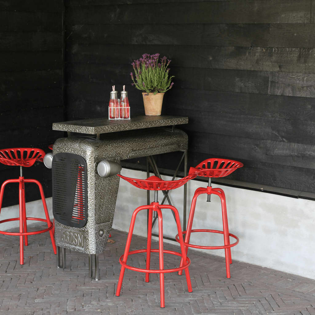 Esschert Design Bar Tractor Chair Red