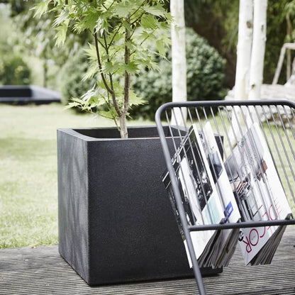 Capi Planter Urban Smooth Square 30x30x30 cm Black KBL902