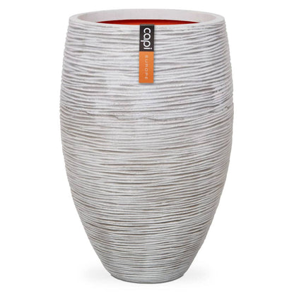 Capi Vase Nature Rib Elegant Deluxe 45x72 cm Ivory