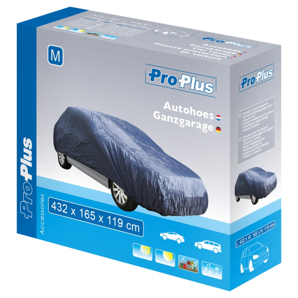 ProPlus Car Cover M 432x165x119 cm Dark Blue