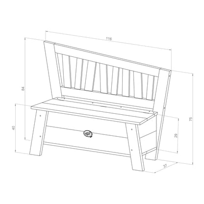 AXI Storage Bench Corky Brown and White