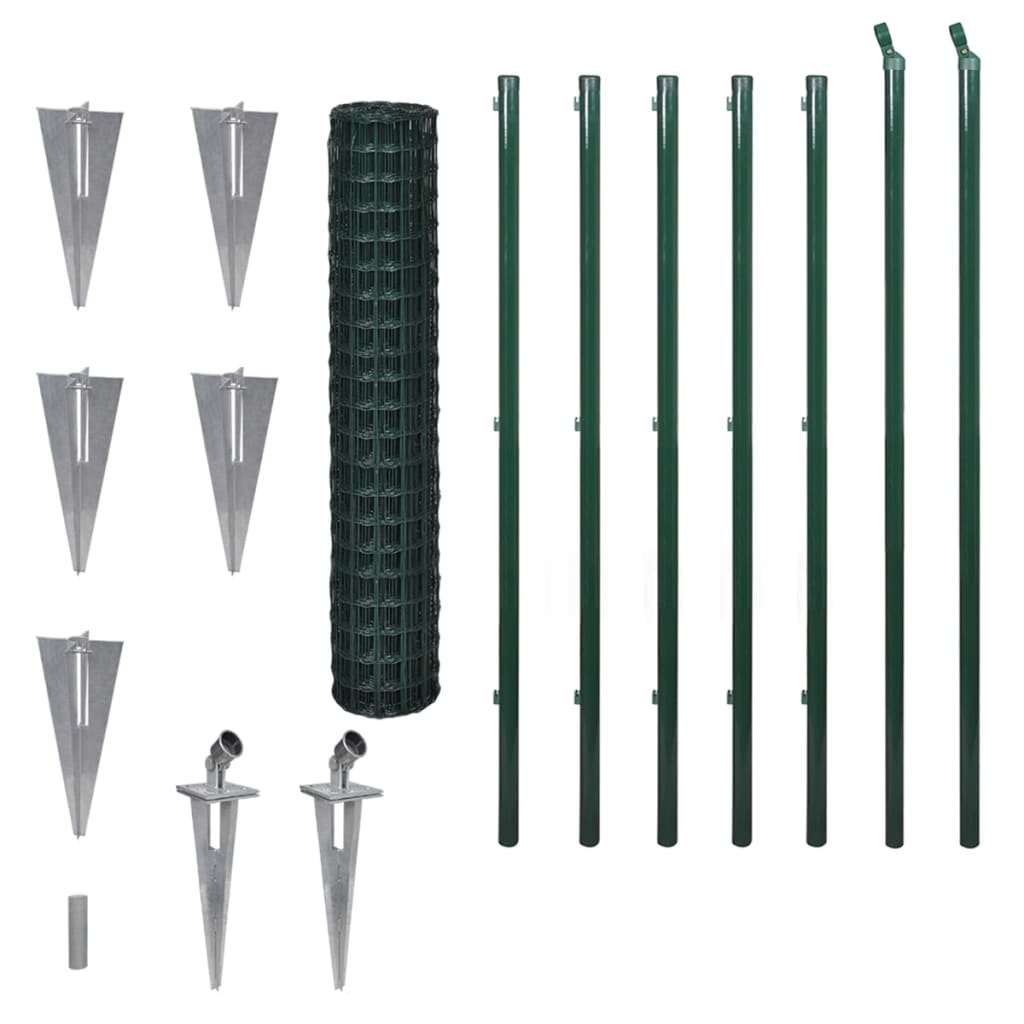 Euro Fence Steel 10x1.7 m Green