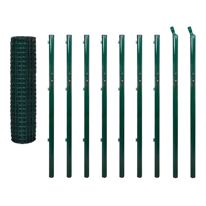 Euro Fence Steel 10x1.7 m Green