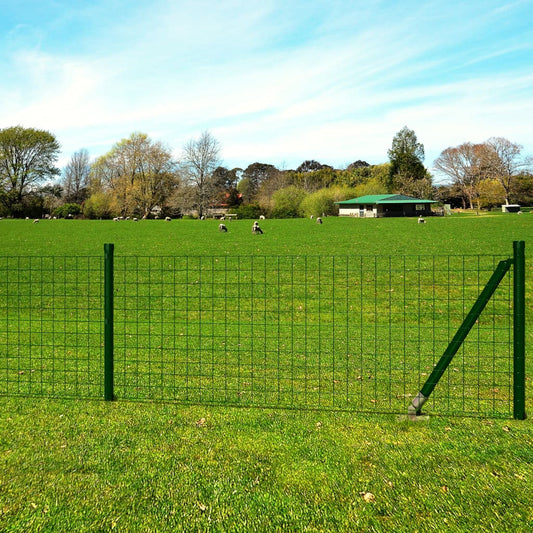 Euro Fence Steel 10x1 m Green