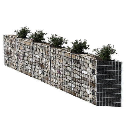 Gabion Basket Galvanised Steel 300x30x100 cm