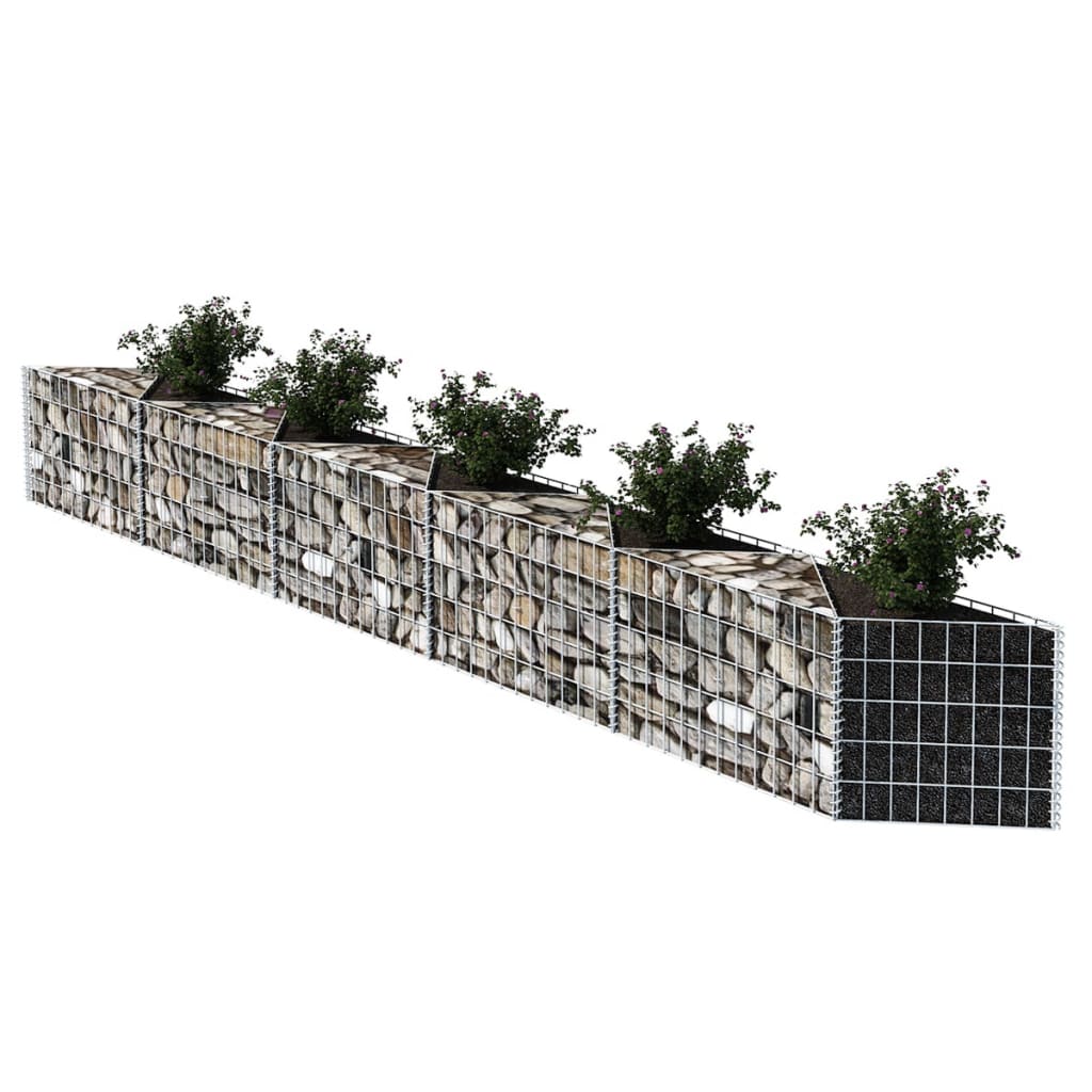 Gabion Basket Galvanised Steel 300x30x50 cm