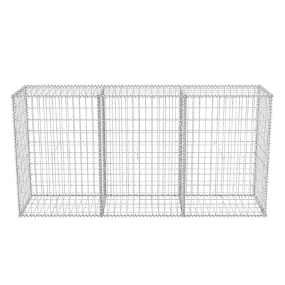 Gabion Basket Galvanised Steel 200x50x100 cm