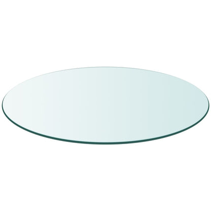 Table Top Tempered Glass Round 700 mm