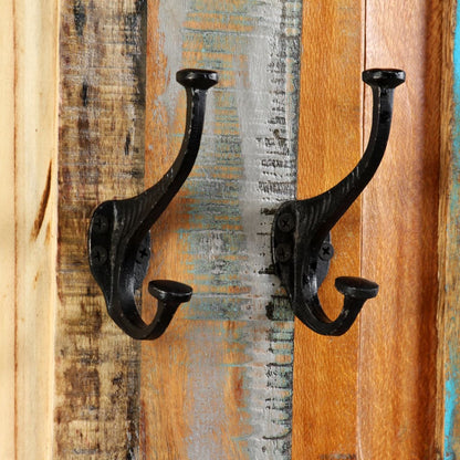 Coat Racks 2 pcs Solid Reclaimed Wood 38x100 cm