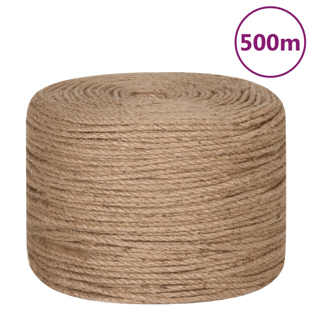 Rope 100% Jute 8 mm 500 m