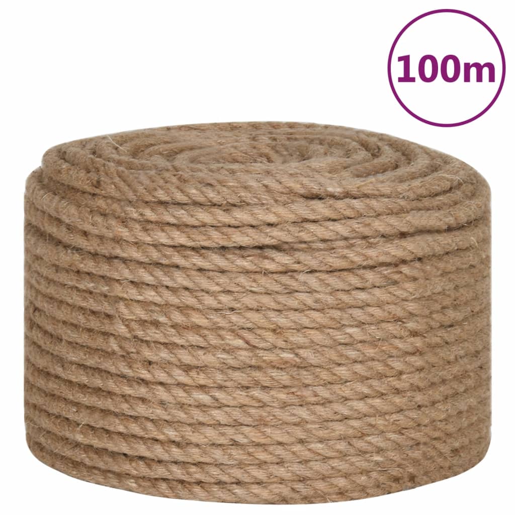 Rope 100% Jute 14 mm 100 m