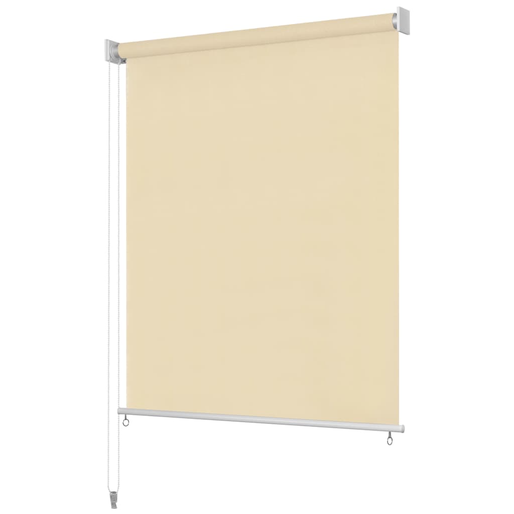 Outdoor Roller Blind 350x140 cm Cream