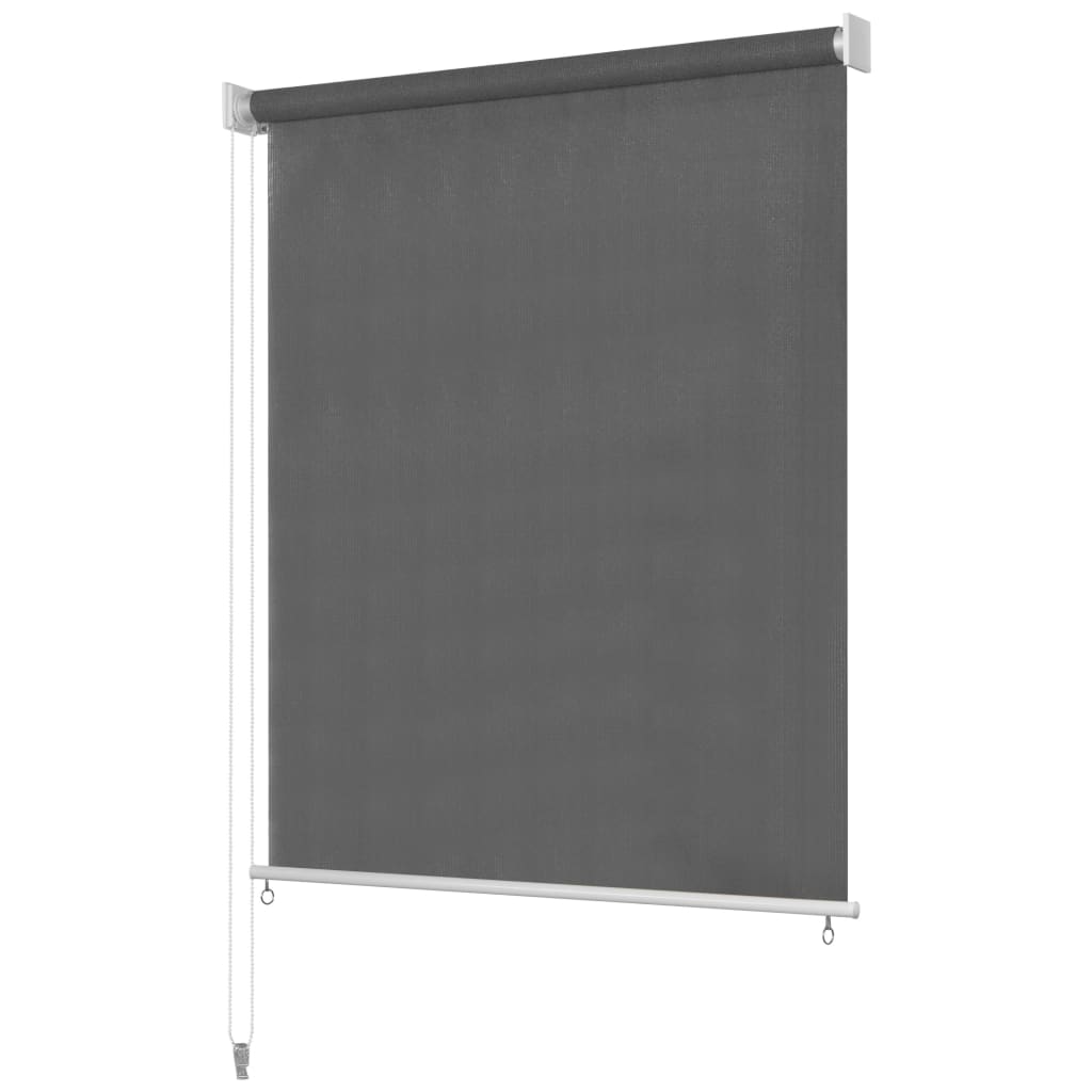 Outdoor Roller Blind 160x140 cm Anthracite