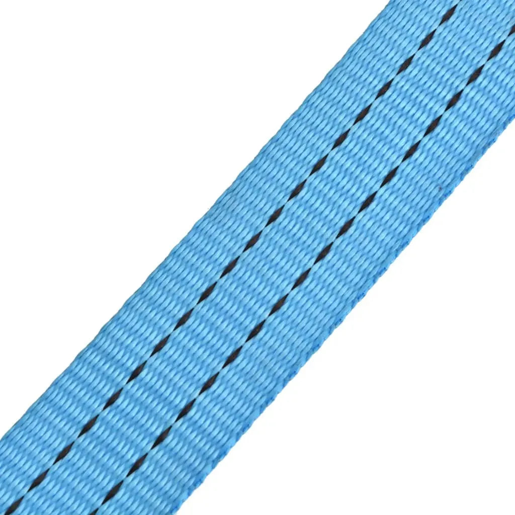 Ratchet Tie Down Straps 10 pcs 2 Tonnes 6mx38mm Blue