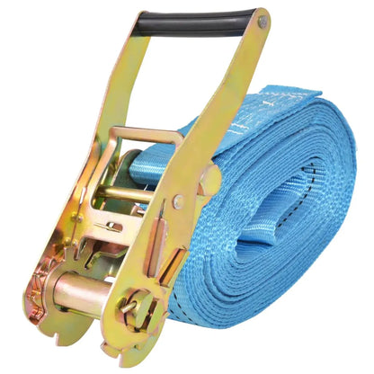 Ratchet Tie Down Straps 4 pcs 4 Tonnes 8mx50mm Blue