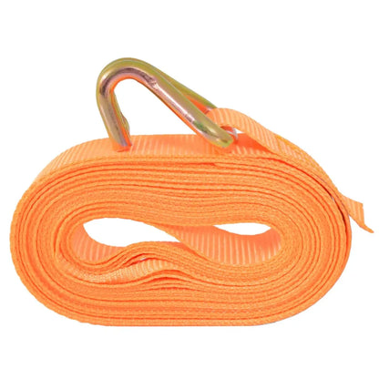 Ratchet Tie Down Straps 10pcs 0.4 Tonnes 6mx25mm Orange