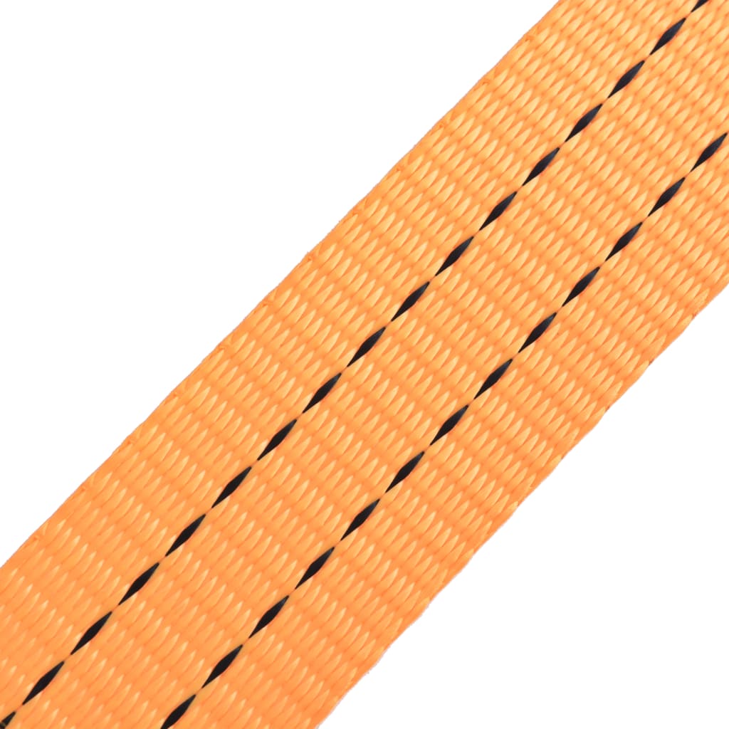 Ratchet Tie Down Straps 10 pcs 1 Tonnes 6mx38mm Orange