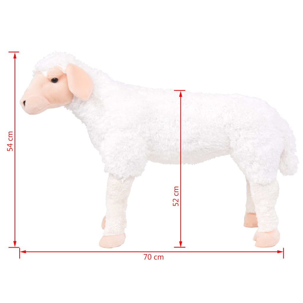 Standing Plush Toy Sheep White XXL