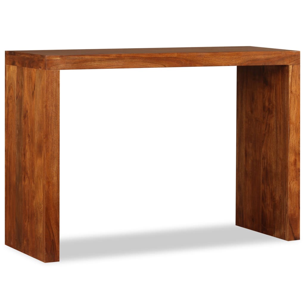 Console Table Solid Wood with Honey Finish 110x40x76 cm