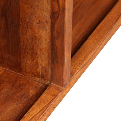 TV Cabinet Solid Wood with Honey Finish 120x30x40 cm