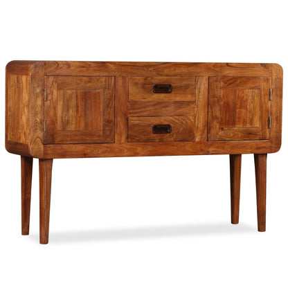 Sideboard Solid Wood with Honey Finish 120x30x75 cm