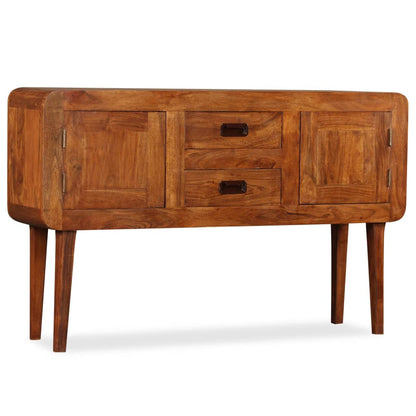 Sideboard Solid Wood with Honey Finish 120x30x75 cm