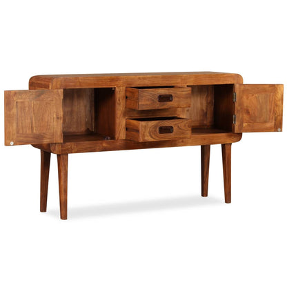 Sideboard Solid Wood with Honey Finish 120x30x75 cm