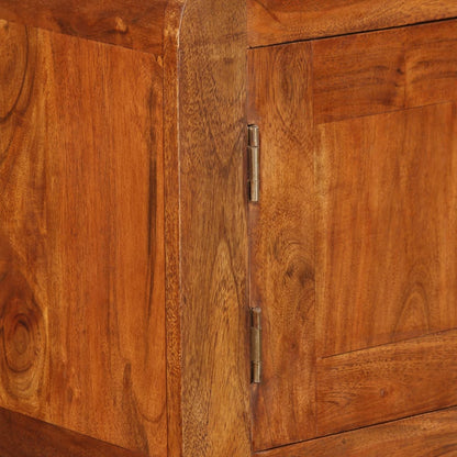 Sideboard Solid Wood with Honey Finish 120x30x75 cm