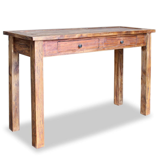 Console Table Solid Reclaimed Wood 123x42x75 cm