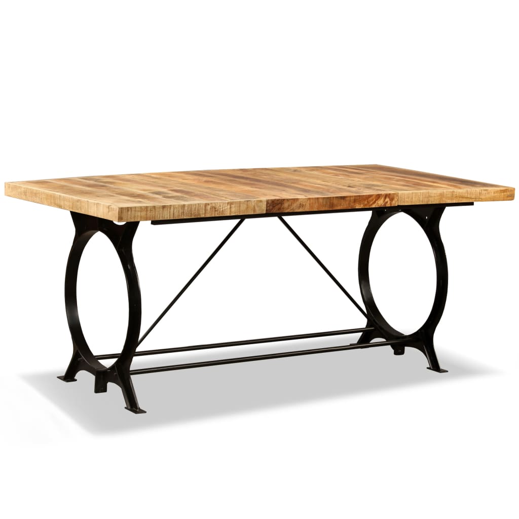 Dining Table Solid Rough Mango Wood 180 cm