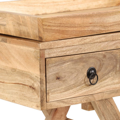 Side Table Solid Mango Wood 65x40x76 cm