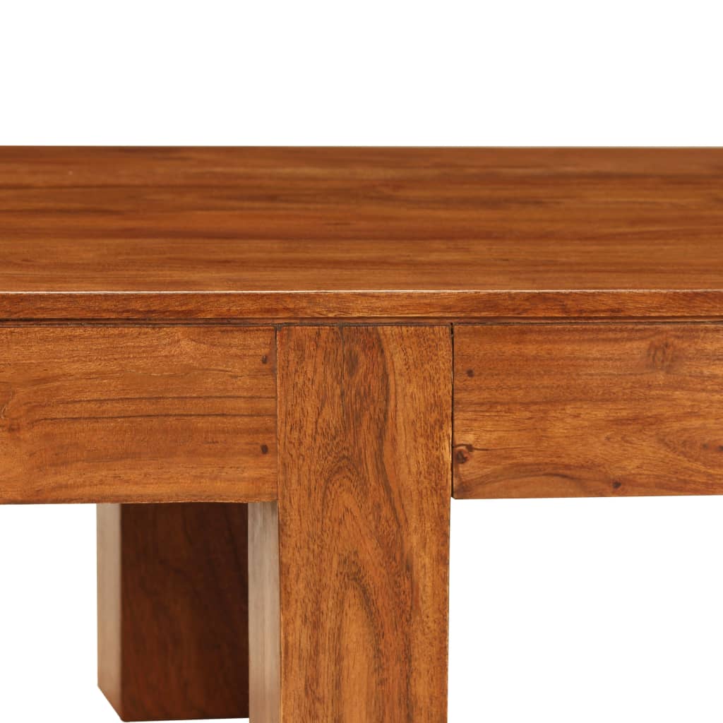 Coffee Table Solid Acacia Wood Honey Finish 100x50x30 cm