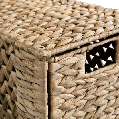 Storage Unit with 5 Baskets 25.5x37x100 cm Water Hyacinth