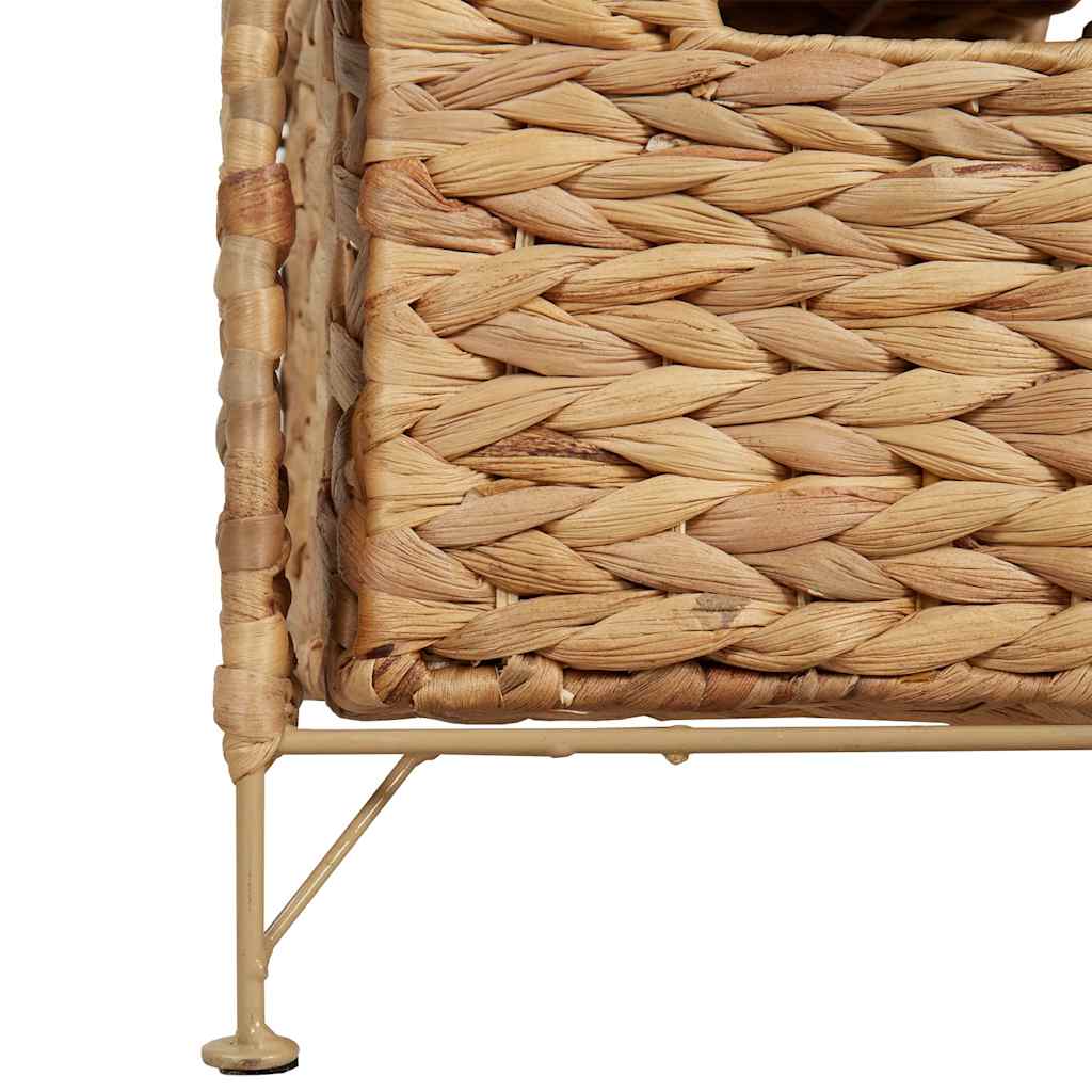 Storage Unit with 6 Baskets 47x37x100 cm Water Hyacinth