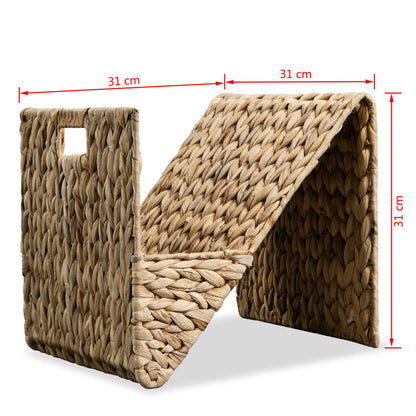 Magazine Holder 31x31x31 cm Water Hyacinth