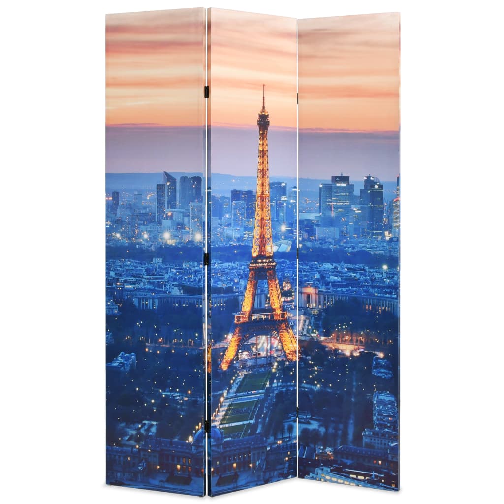 Folding Room Divider 120x170 cm Paris by Night