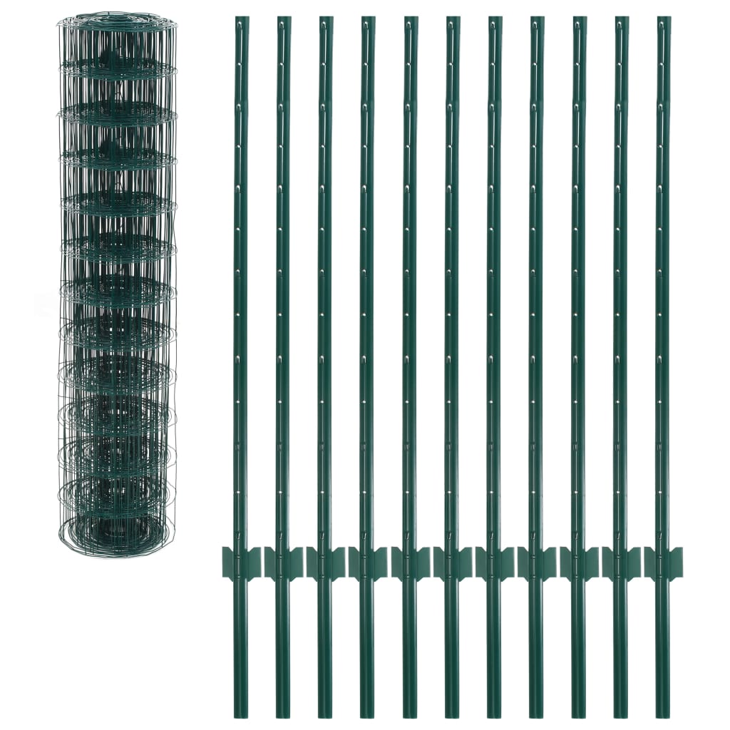 Euro Fence Steel 20x1.2 m Green