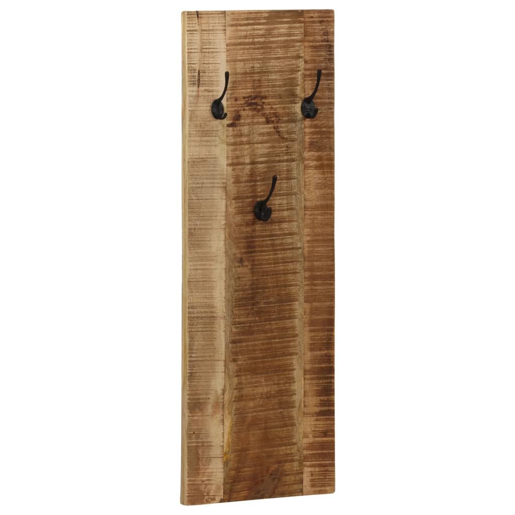 Wall-mounted Coat Racks 2 pcs Solid Mango Wood 36x110x3 cm