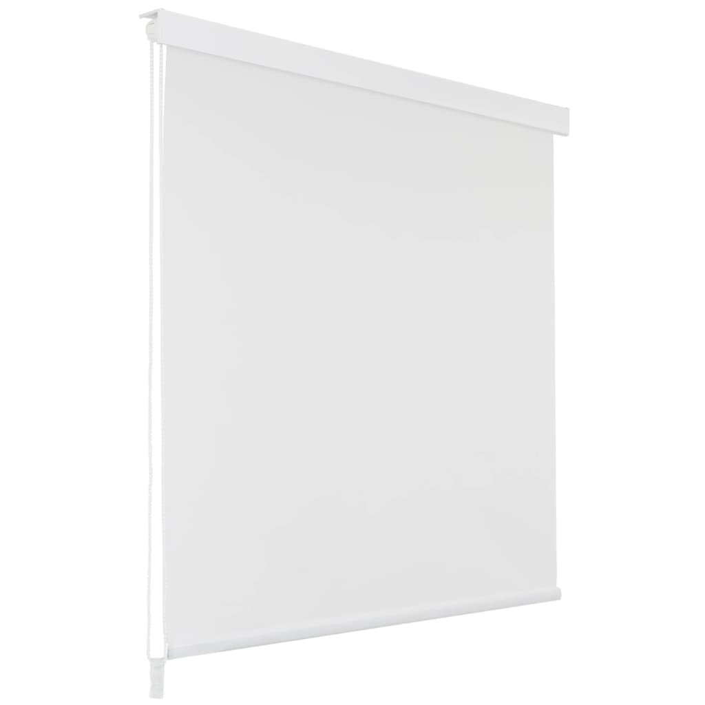 Shower Roller Blind 100x240 cm White