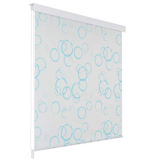 Shower Roller Blind 80x240 cm Bubble