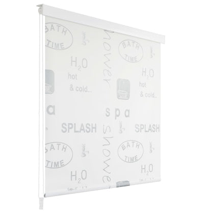 Shower Roller Blind 80x240 cm Splash