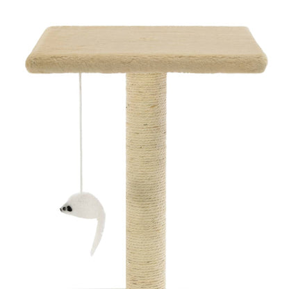 Cat Tree with Sisal Scratching Posts 95 cm Beige