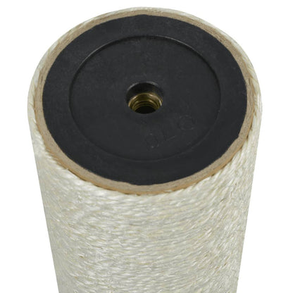 Cat Scratching Post 8x45 cm 10 mm Beige