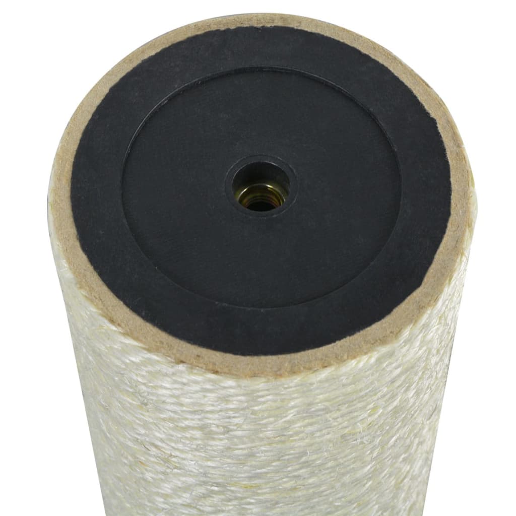 Cat Scratching Post 8x60 cm 8 mm Beige