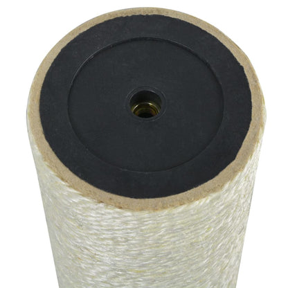 Cat Scratching Post 8x60 cm 8 mm Beige