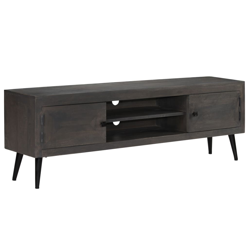 TV Cabinet Solid Mango Wood 140x30x45 cm