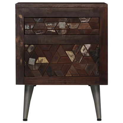 Bedside Cabinet Solid Reclaimed Wood 40x30x50 cm