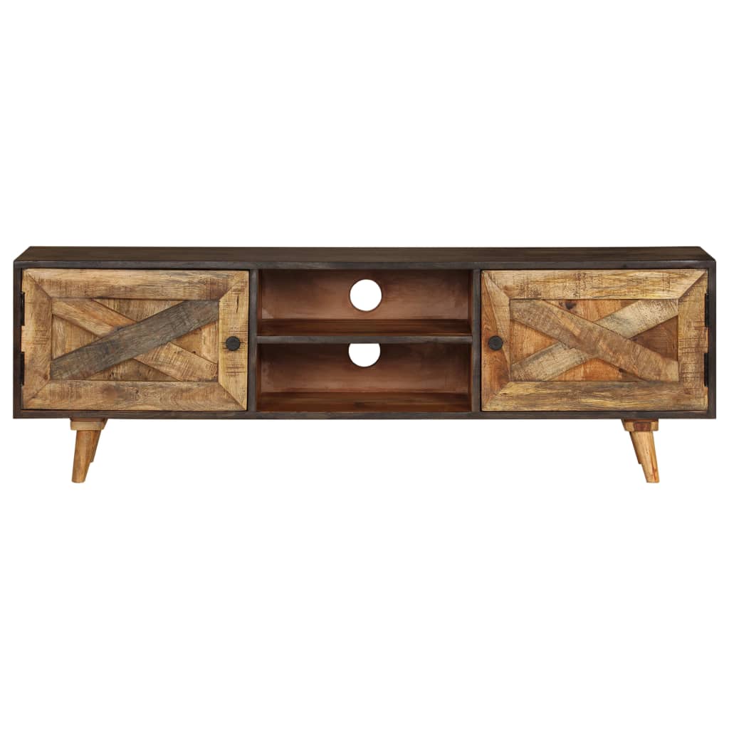 TV Cabinet Solid Mango Wood 140x30x45 cm