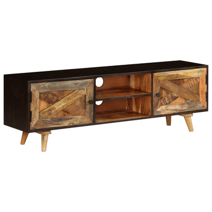 TV Cabinet Solid Mango Wood 140x30x45 cm