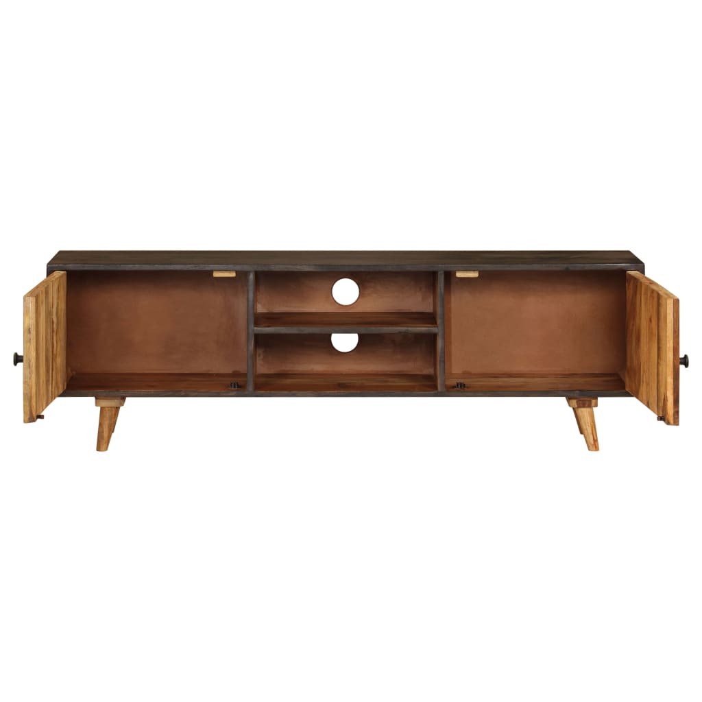 TV Cabinet Solid Mango Wood 140x30x45 cm